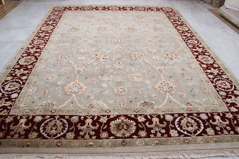 Jaipur Beige Hand Knotted 90 X 121 Area Rug 905-112355 Image 7