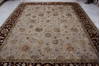 Jaipur Beige Hand Knotted 90 X 121  Area Rug 905-112355 Thumb 5