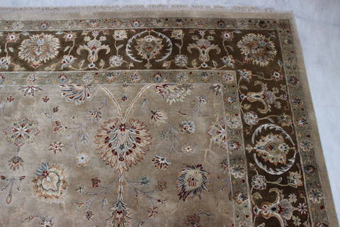 Jaipur Beige Hand Knotted 91 X 123 Area Rug 905-112356 Image 5