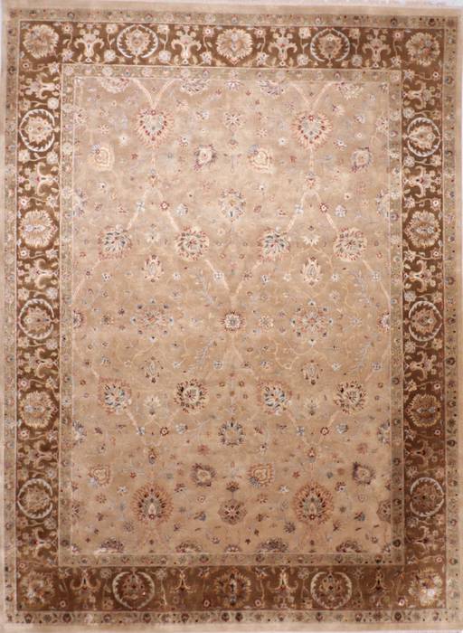 Jaipur Beige Hand Knotted 91 X 123 Area Rug 905-112356 Image 0
