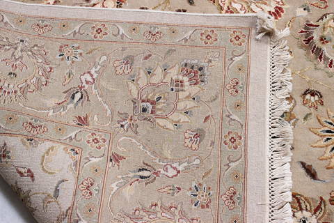 Jaipur Beige Hand Knotted 81 X 105 Area Rug 905-112359 Image 7