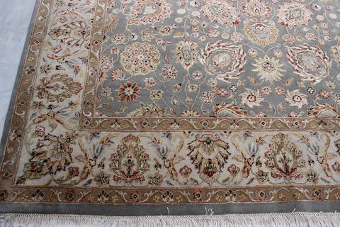 Jaipur Blue Hand Knotted 80 X 103 Area Rug 905-112360 Image 1