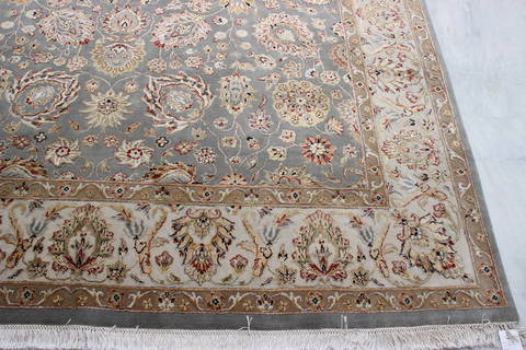 Jaipur Blue Hand Knotted 80 X 103 Area Rug 905-112360 Image 2