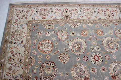 Jaipur Blue Hand Knotted 80 X 103 Area Rug 905-112360 Image 4