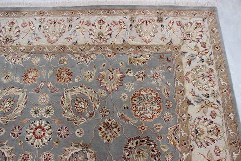 Jaipur Blue Hand Knotted 80 X 103 Area Rug 905-112360 Image 5