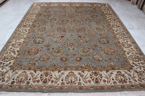 Jaipur Blue Hand Knotted 80 X 103 Area Rug 905-112360 Image 6