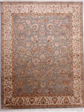 Jaipur Blue Hand Knotted 8'0" X 10'3"  Area Rug 905-112360