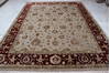 Jaipur Beige Hand Knotted 81 X 104  Area Rug 905-112361 Thumb 5