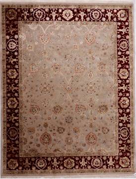 Jaipur Beige Hand Knotted 8'1" X 10'4"  Area Rug 905-112361
