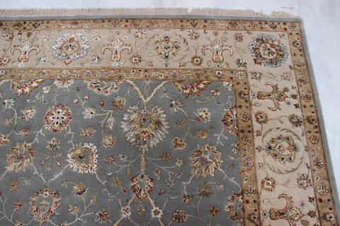 Jaipur Blue Hand Knotted 82 X 104 Area Rug 905-112363 Image 5
