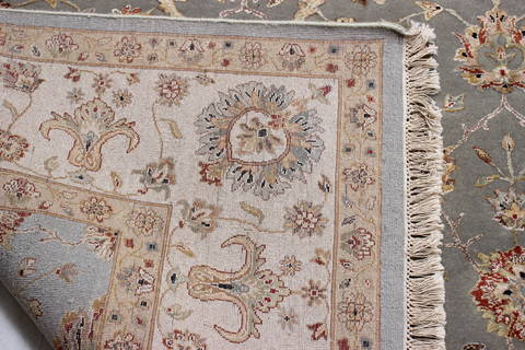Jaipur Blue Hand Knotted 82 X 104 Area Rug 905-112363 Image 7