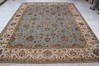 Jaipur Blue Hand Knotted 82 X 104  Area Rug 905-112363 Thumb 6
