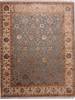 Jaipur Blue Hand Knotted 82 X 104  Area Rug 905-112363 Thumb 0