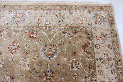 Jaipur Yellow Hand Knotted 82 X 102 Area Rug 905-112364 Image 5