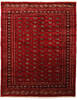 Bokhara Red Hand Knotted 93 X 118  Area Rug 254-112369 Thumb 0