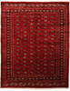 Bokhara Red Hand Knotted 93 X 118 Area Rug 254-112369 Thumb 0
