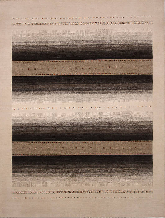 Gabbeh Beige Hand Knotted 90 X 1110 Area Rug 254-112374 Image 0