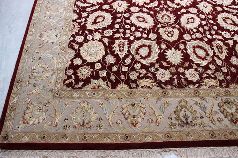 Jaipur Red Hand Knotted 711 X 102 Area Rug 905-112375 Image 1