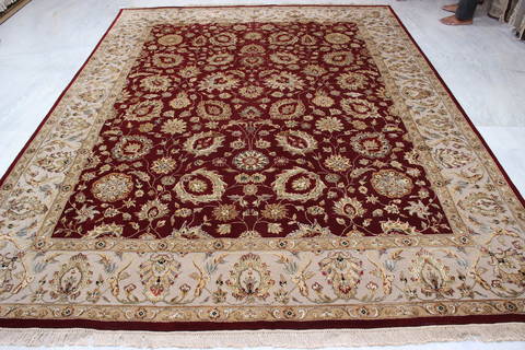Jaipur Red Hand Knotted 711 X 102 Area Rug 905-112375 Image 6