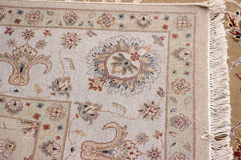 Jaipur Yellow Hand Knotted 80 X 102 Area Rug 905-112376 Image 7
