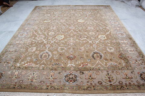 Jaipur Yellow Hand Knotted 80 X 102 Area Rug 905-112376 Image 8