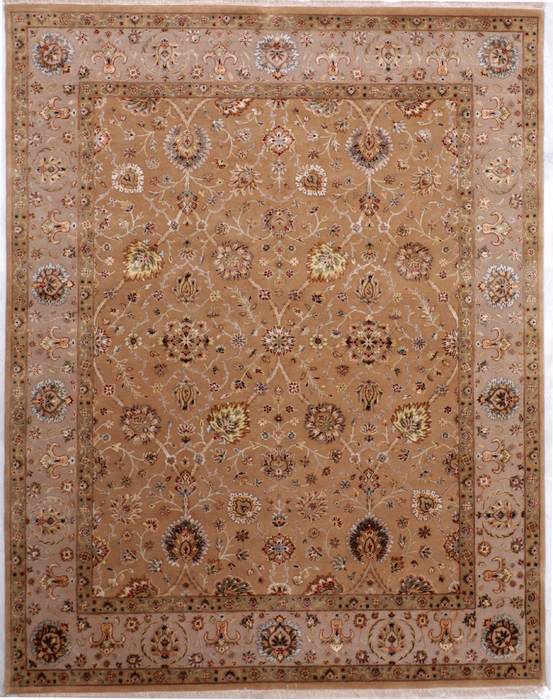 Jaipur Yellow Hand Knotted 80 X 102 Area Rug 905-112376 Image 0