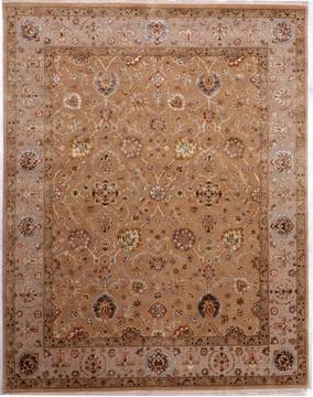 Jaipur Yellow Hand Knotted 8'0" X 10'2"  Area Rug 905-112376