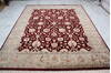 Jaipur Red Hand Knotted 81 X 102  Area Rug 905-112377 Thumb 9