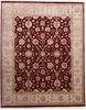 Jaipur Red Hand Knotted 81 X 102  Area Rug 905-112377 Thumb 0