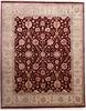 Jaipur Red Hand Knotted 81 X 102 Area Rug 905-112377 Thumb 0
