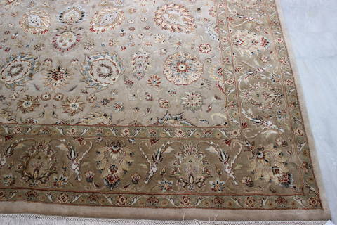 Jaipur Beige Hand Knotted 80 X 103 Area Rug 905-112381 Image 2
