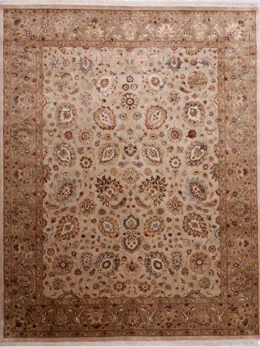 Jaipur Beige Hand Knotted 80 X 103 Area Rug 905-112381 Image 0