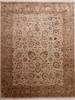 Jaipur Beige Hand Knotted 80 X 103  Area Rug 905-112381 Thumb 0
