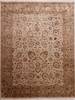 Jaipur Beige Hand Knotted 80 X 103 Area Rug 905-112381 Thumb 0