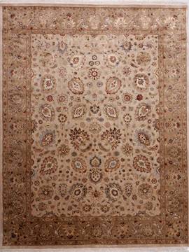 Jaipur Beige Hand Knotted 8'0" X 10'3"  Area Rug 905-112381