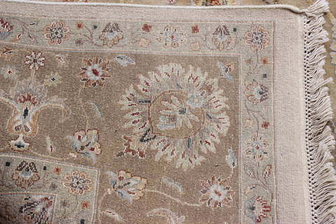 Jaipur Brown Hand Knotted 81 X 101 Area Rug 905-112382 Image 7