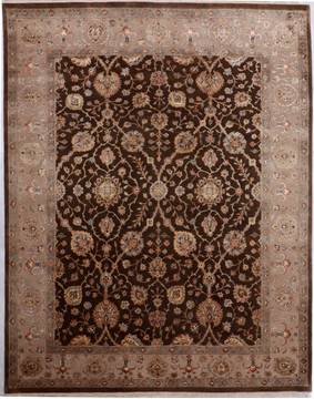 Jaipur Brown Hand Knotted 8'0" X 10'2"  Area Rug 905-112383