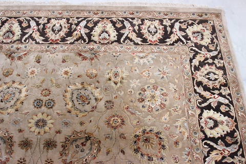Jaipur Brown Hand Knotted 81 X 102 Area Rug 905-112384 Image 5