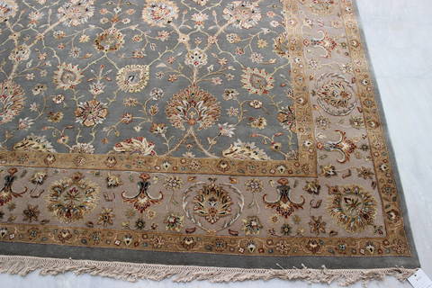 Jaipur Blue Hand Knotted 80 X 103 Area Rug 905-112385 Image 2
