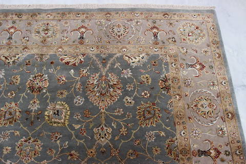Jaipur Blue Hand Knotted 80 X 103 Area Rug 905-112385 Image 5