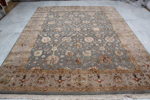 Jaipur Blue Hand Knotted 80 X 103 Area Rug 905-112385 Image 8