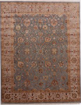 Jaipur Blue Hand Knotted 8'0" X 10'3"  Area Rug 905-112385