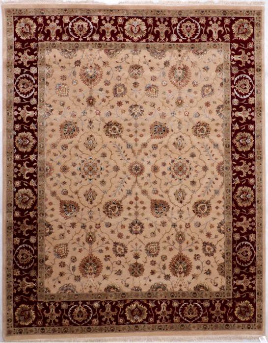 Jaipur Beige Hand Knotted 80 X 102 Area Rug 905-112387 Image 0