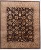 Jaipur Brown Hand Knotted 82 X 100  Area Rug 905-112388 Thumb 0