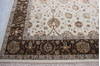 Jaipur White Hand Knotted 82 X 103 Area Rug 905-112389 Thumb 1