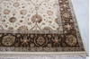 Jaipur White Hand Knotted 82 X 103  Area Rug 905-112389 Thumb 2