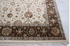 Jaipur White Hand Knotted 82 X 103 Area Rug 905-112389 Thumb 2