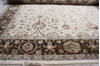 Jaipur White Hand Knotted 82 X 103 Area Rug 905-112389 Thumb 8