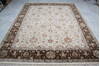Jaipur White Hand Knotted 82 X 103 Area Rug 905-112389 Thumb 9