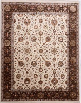 Jaipur White Hand Knotted 8'2" X 10'3"  Area Rug 905-112389